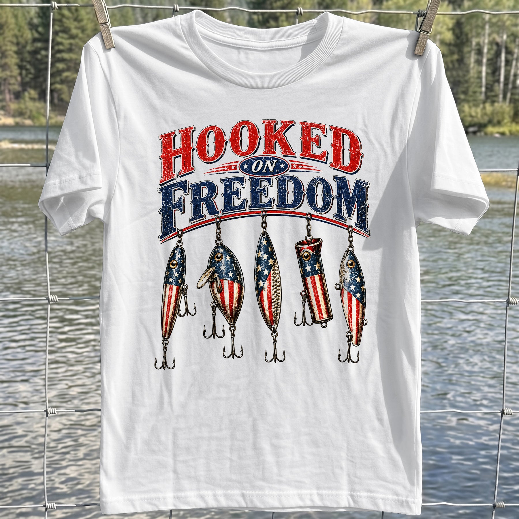 USA Fishing Lure T-Shirt
