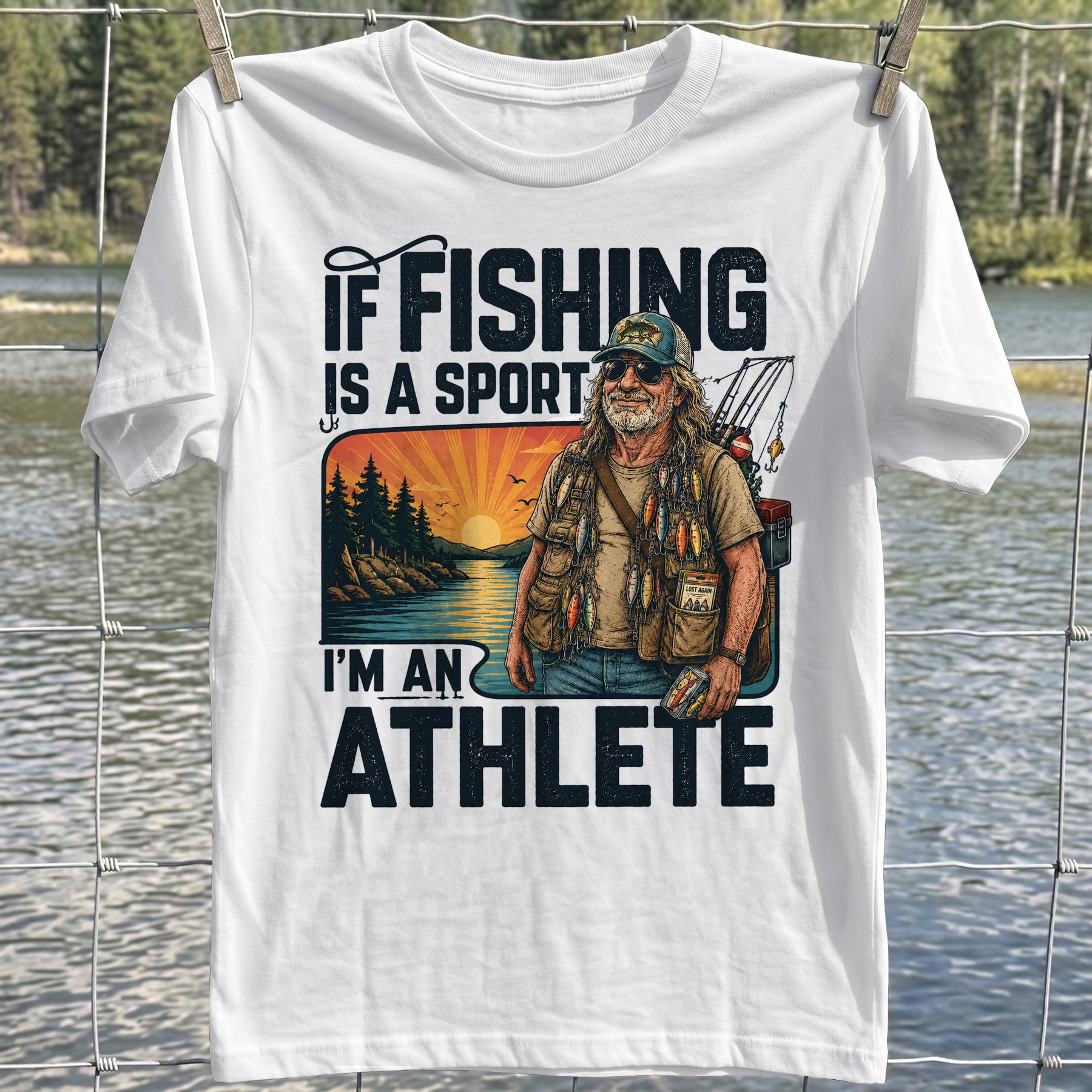 Fishing Athlete T-shirt