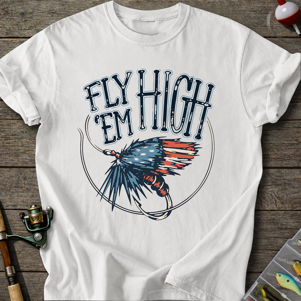 Patriotic Fly Fishing T-Shirt
