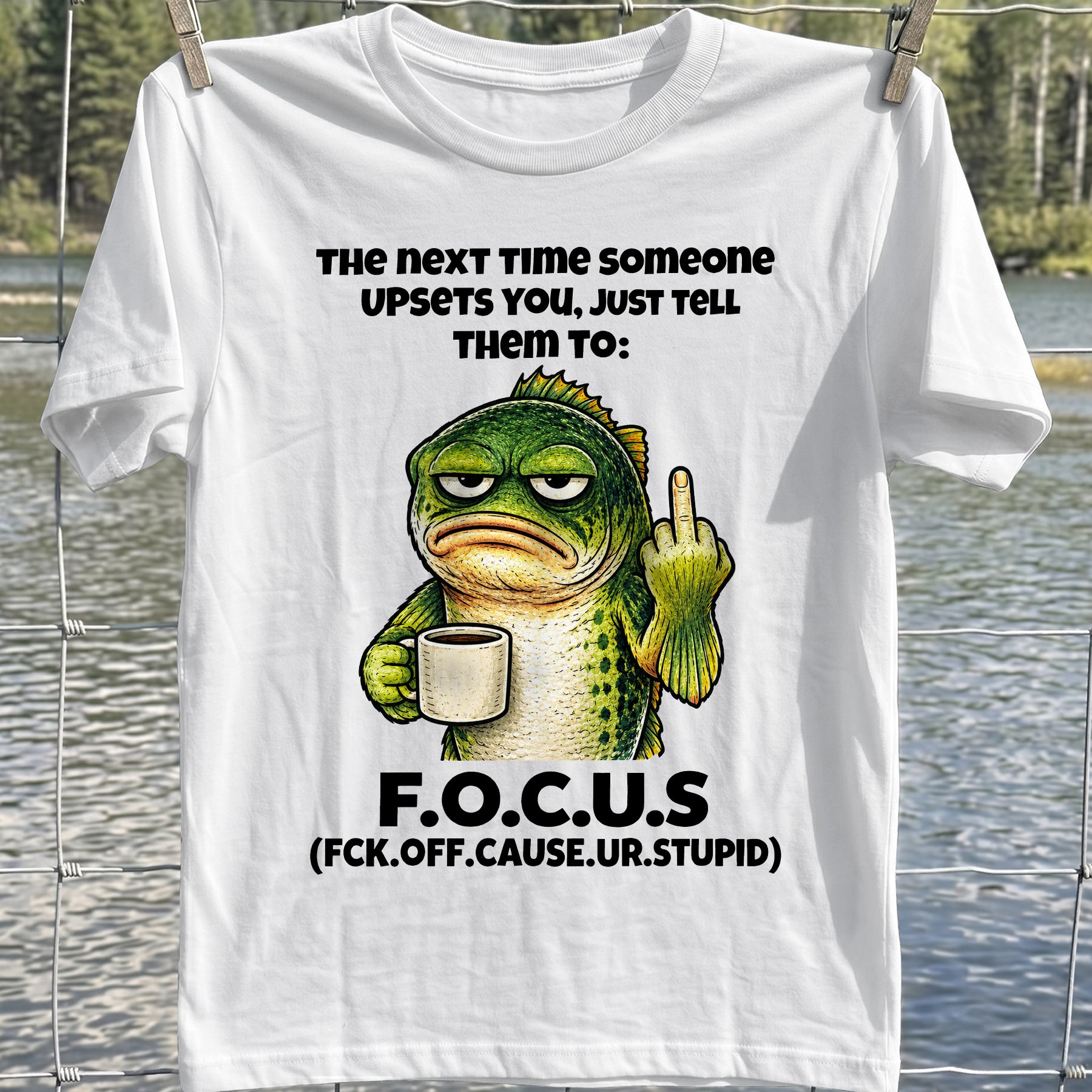 Focus Funny Bass T-Shirt
