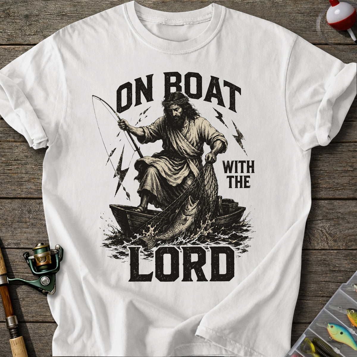 On Boat With the Lord T-shirt