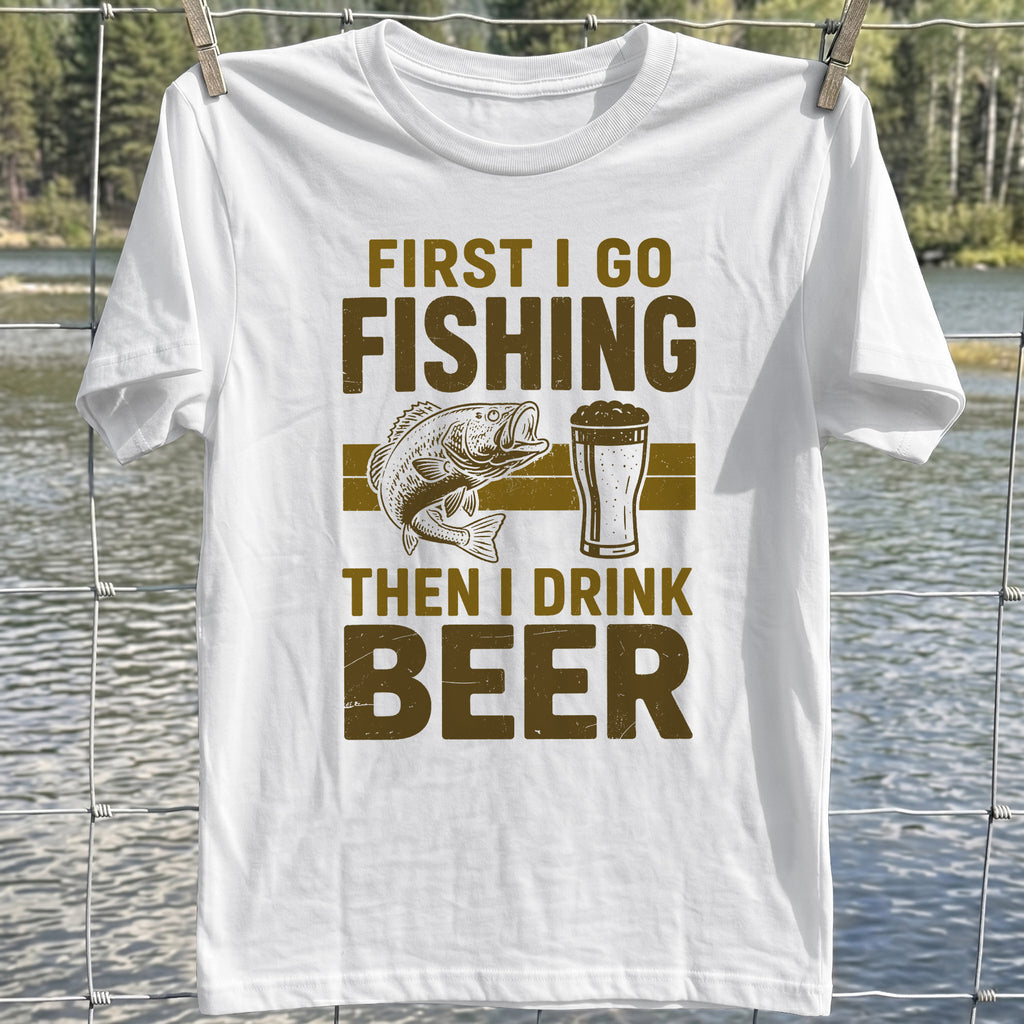 Fishing Then Beer T-Shirt