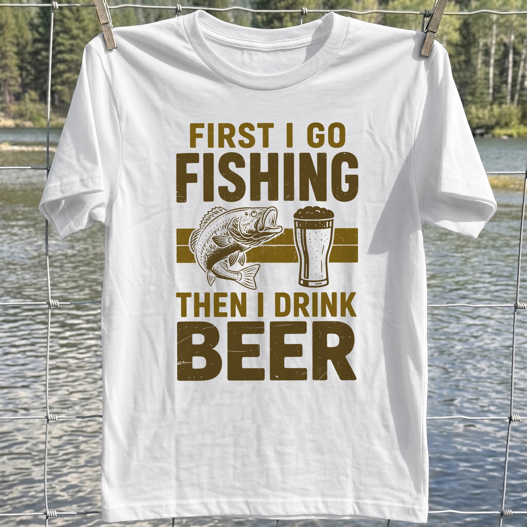Fishing Then Beer T-Shirt