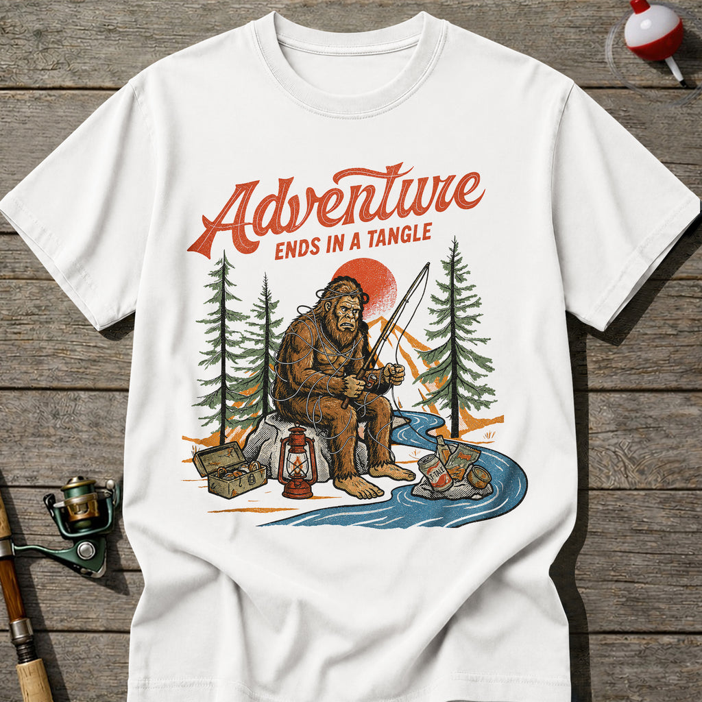 Bigfoot Fisherman T-shirt