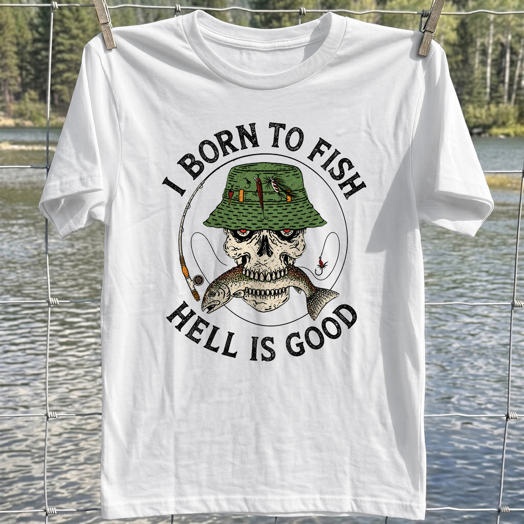 Fishing Skull T-Shirt