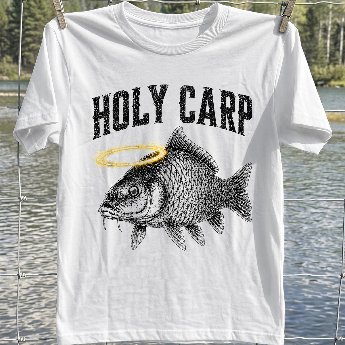 Holy Carp Fishing T-Shirt