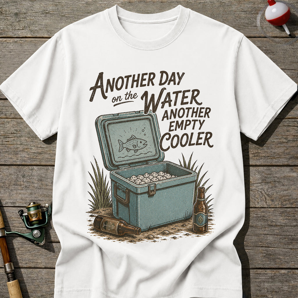 Empty Cooler Fishing T-shirt