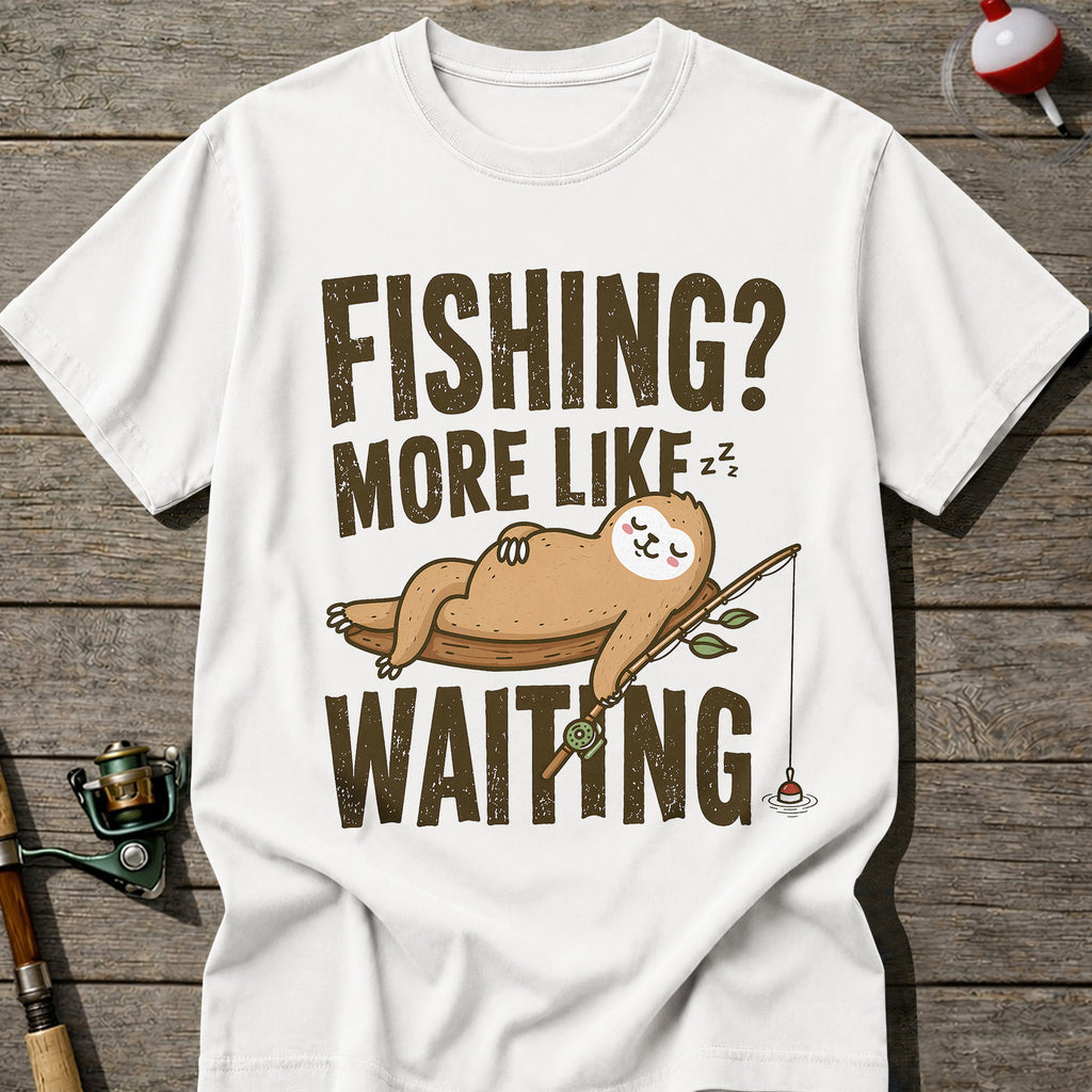 Fishing More Like Waiting T-Shirt
