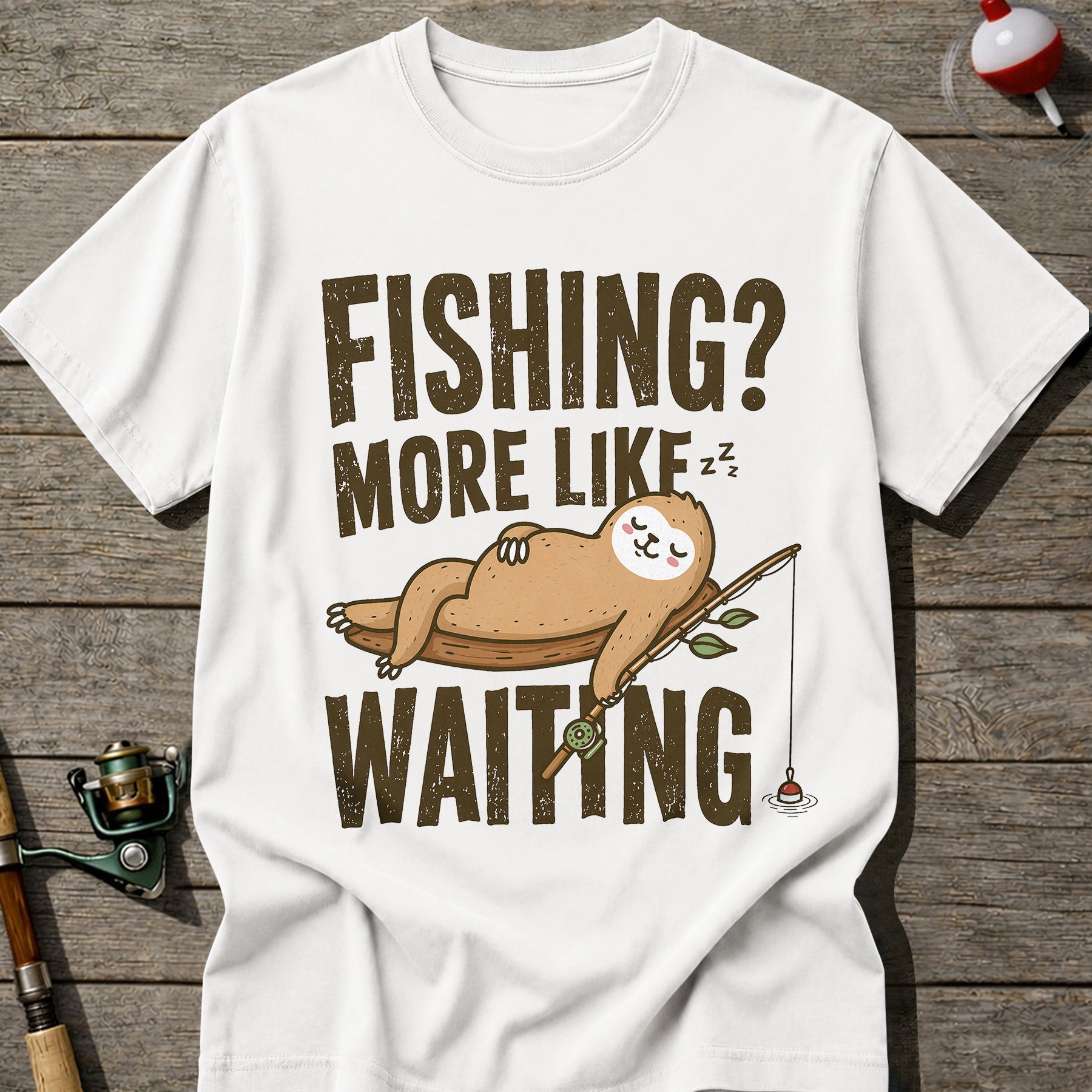 Fishing More Like Waiting T-Shirt