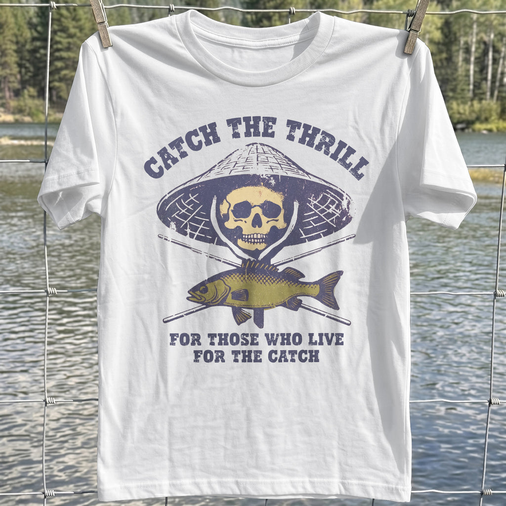 Fishing Thrill Skull T-Shirt