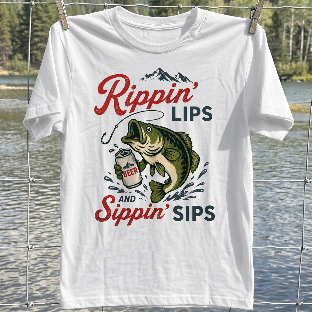 Lips Sips T-shirt