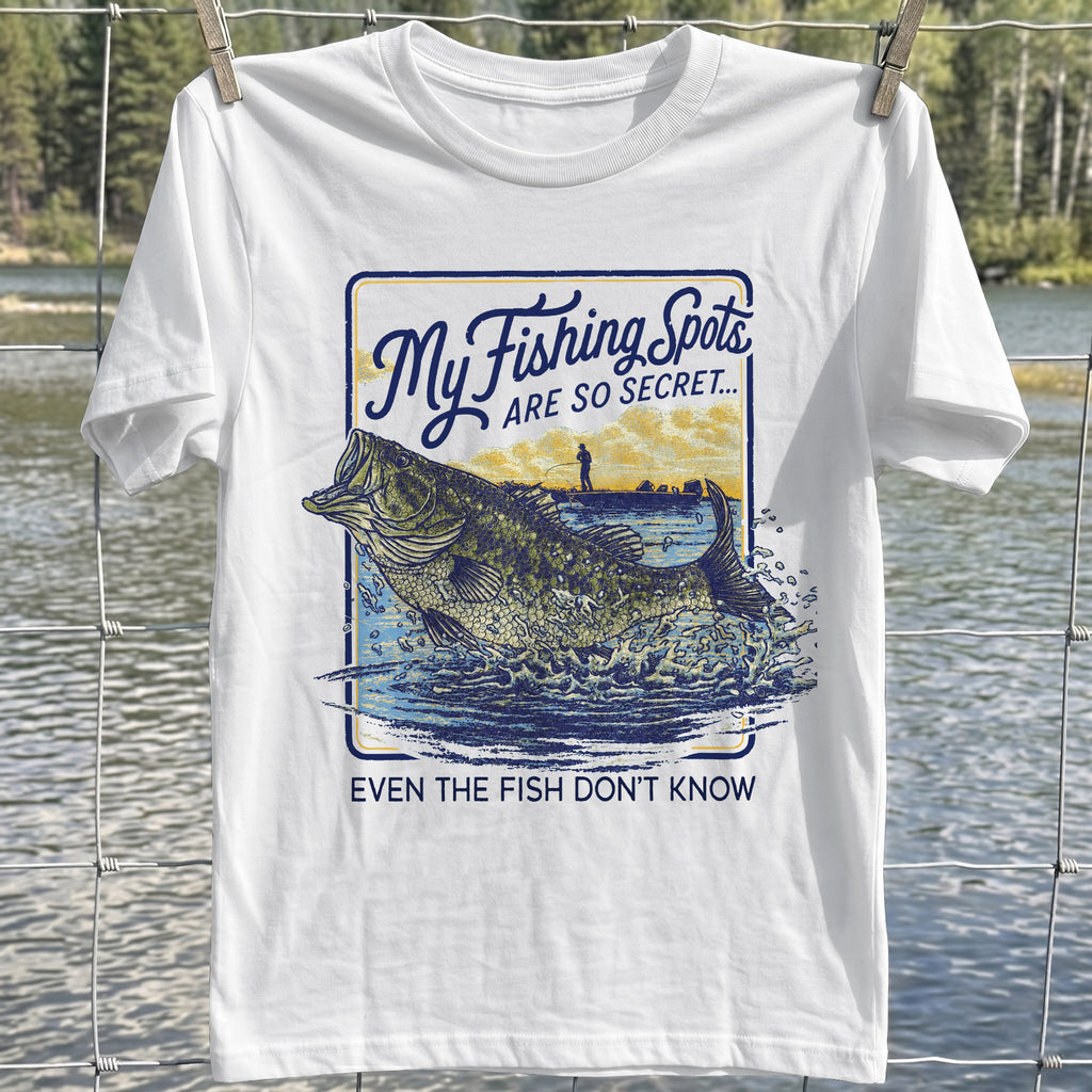 Secret Fishing Spots T-Shirt