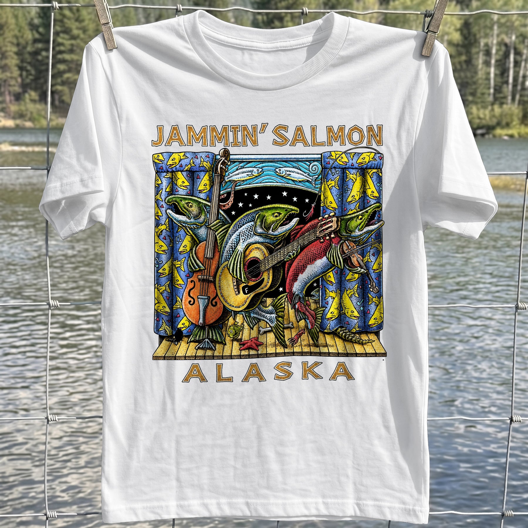 Jammin' Salmon Alaska T-Shirt