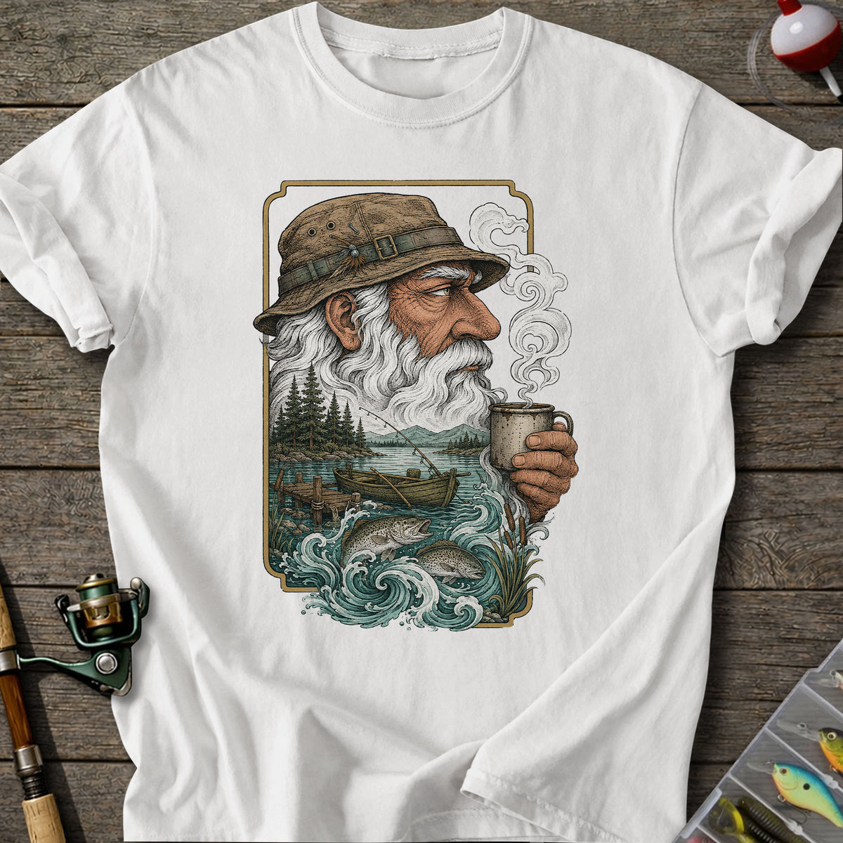 Old Fisherman Life T-Shirt