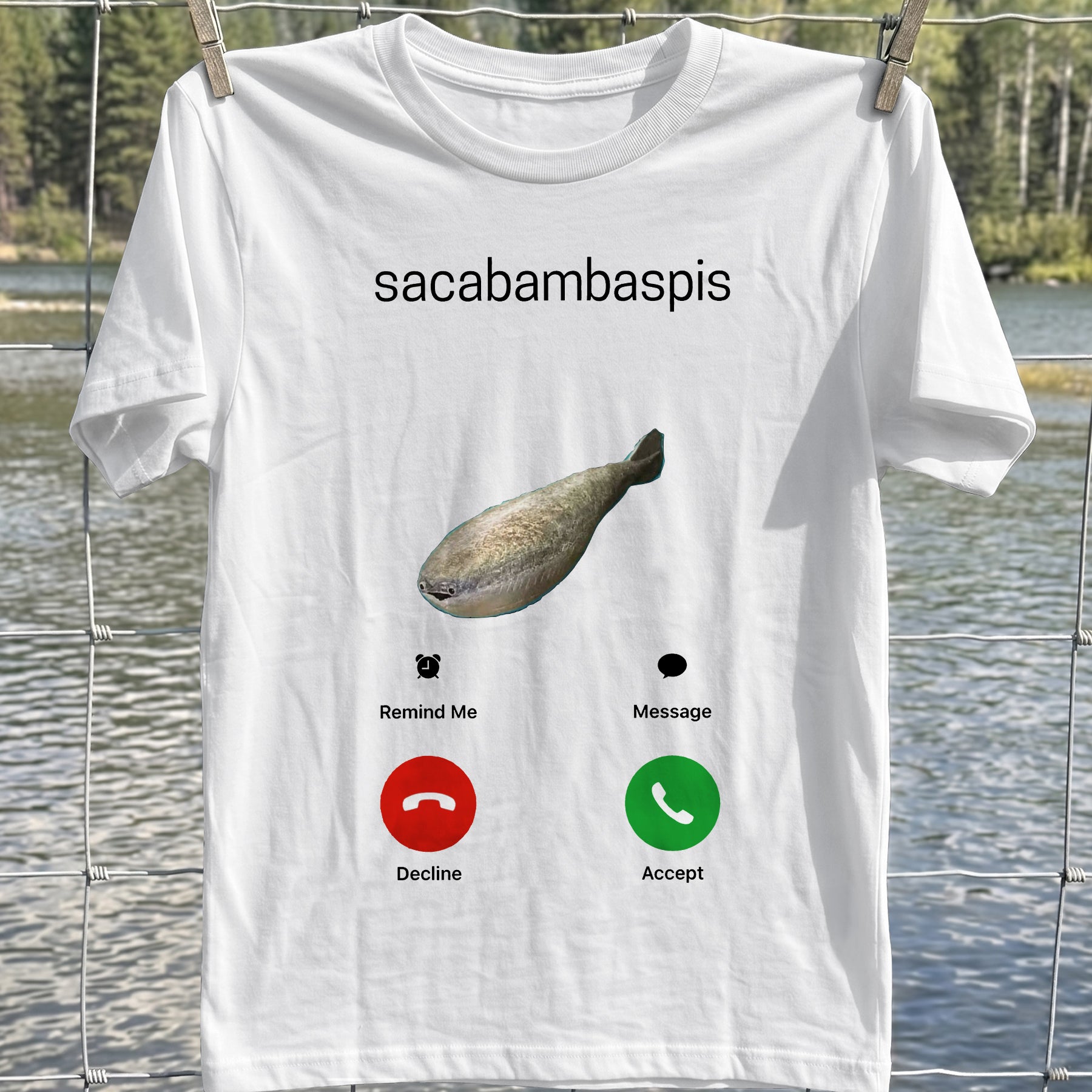 Sacabambaspis Fishing T-Shirt