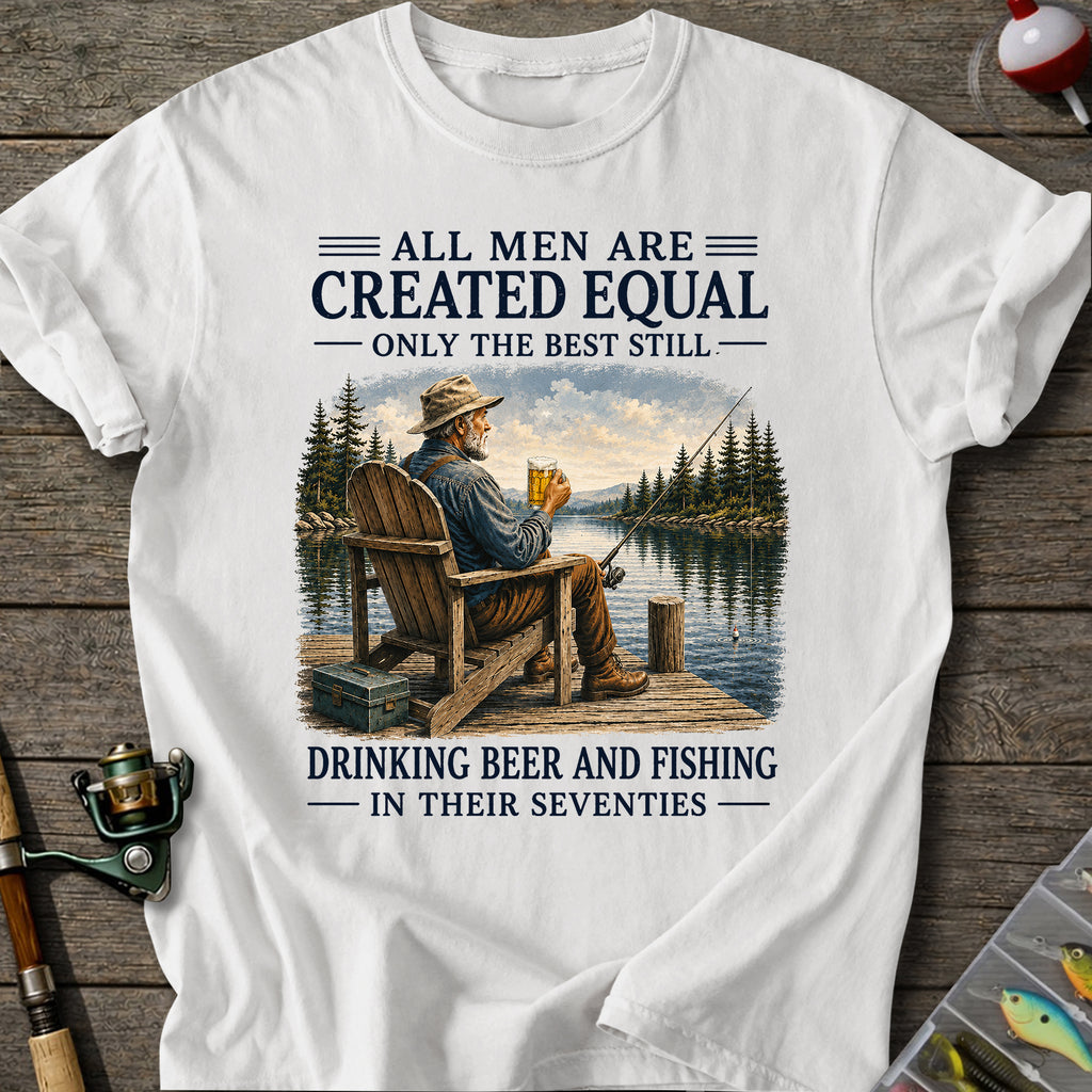 Beer Fishing Seventies T-Shirt