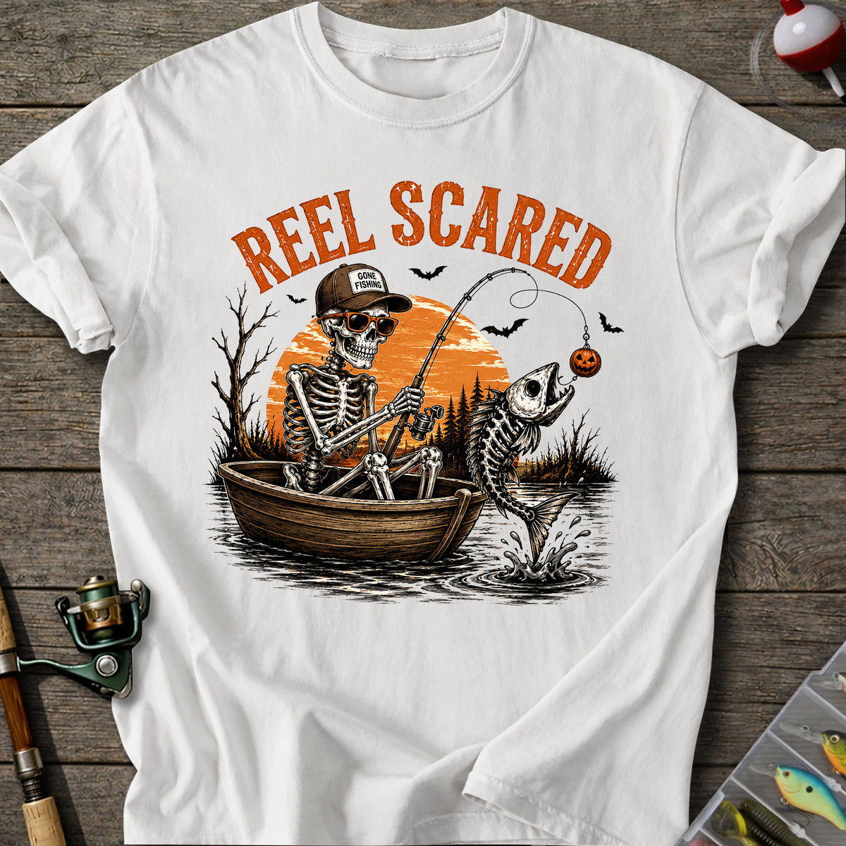 Reel Scared Halloween T-Shirt