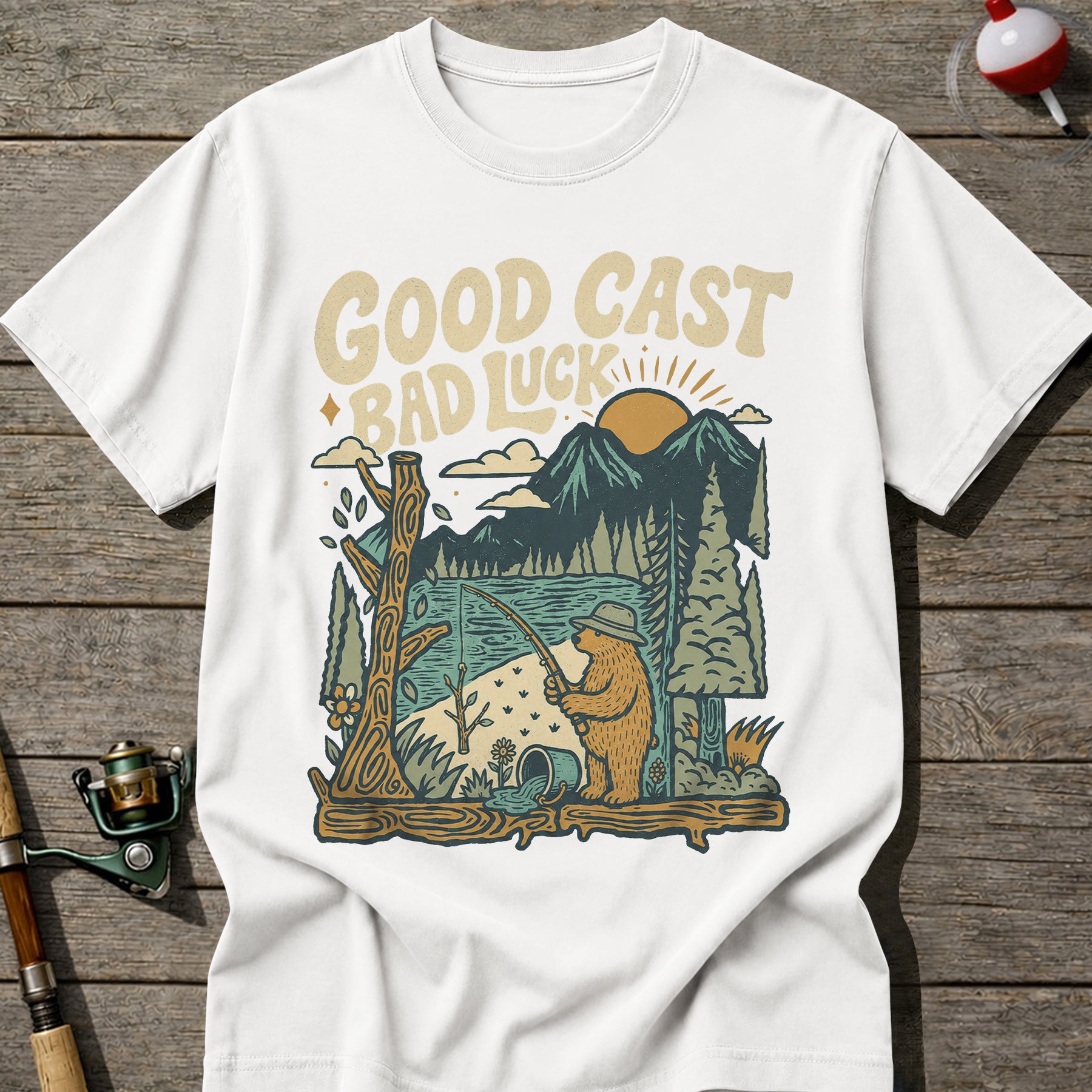 Good Cast Bad Luck T-Shirt