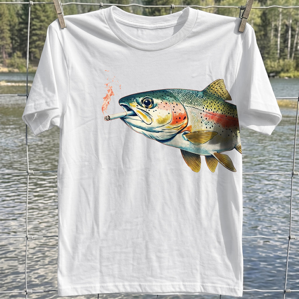 Smoking Trout T-shirt