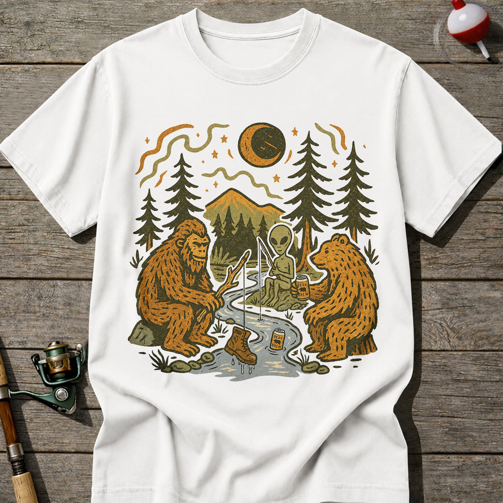 Strange Fishing Crew T-Shirt