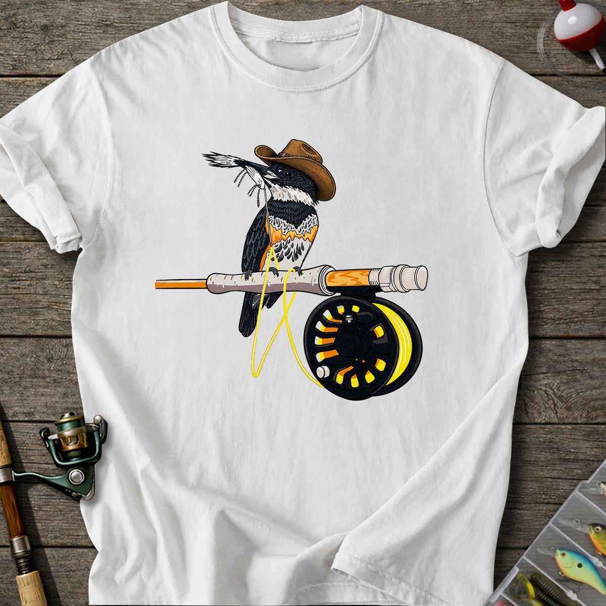 Kingfisher Fly Fishing T-Shirt