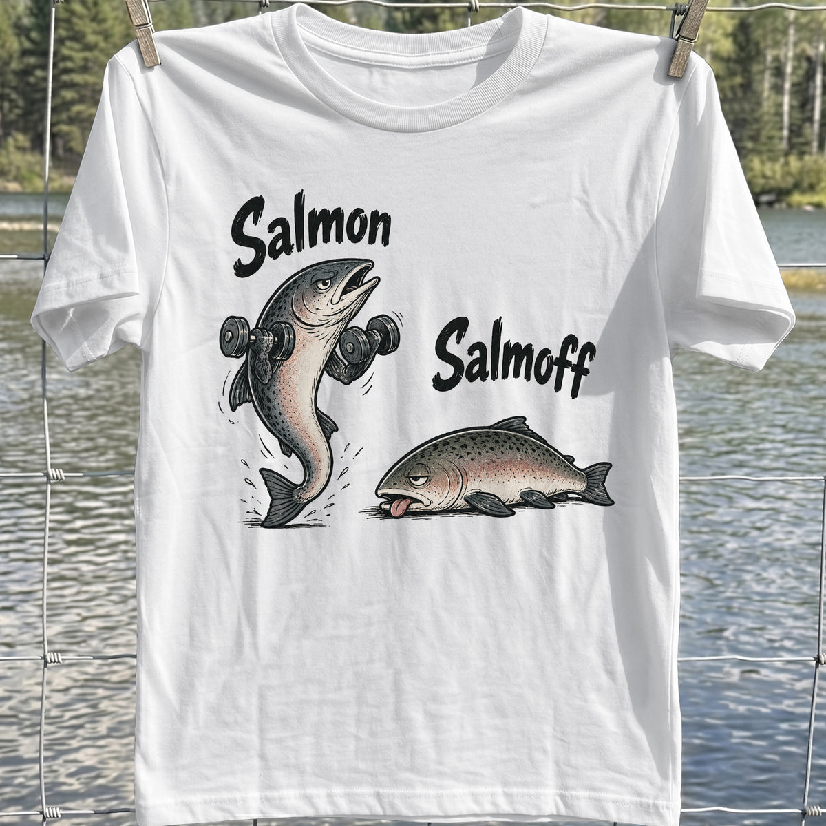 Salmon Salmoff T-Shirt