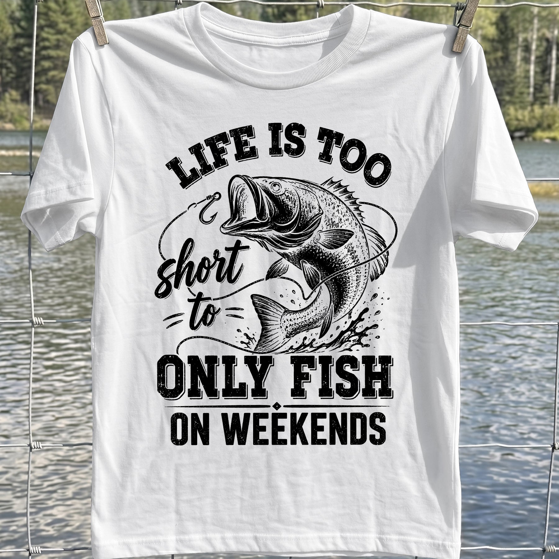 Only Fish Weekends T-Shirt