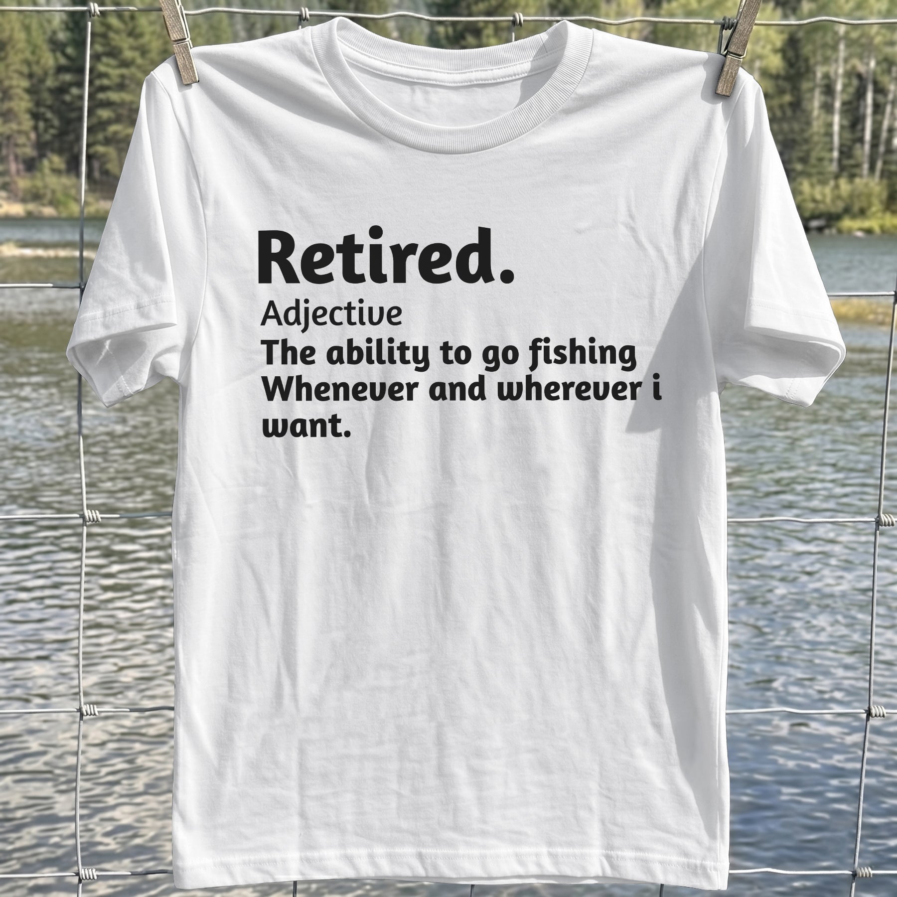 Retired Fishing T-shirt