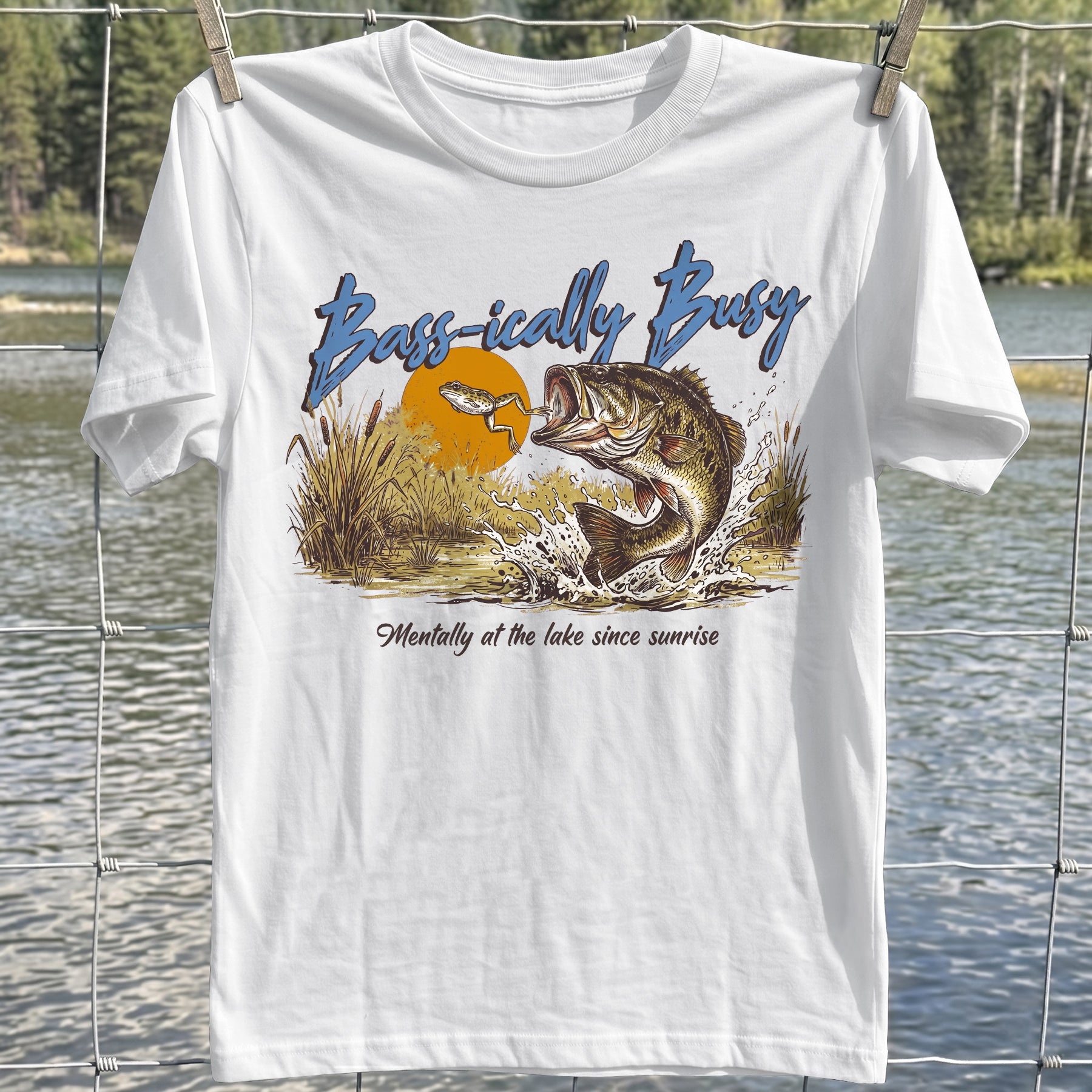 Bass-ically Busy Tshirt