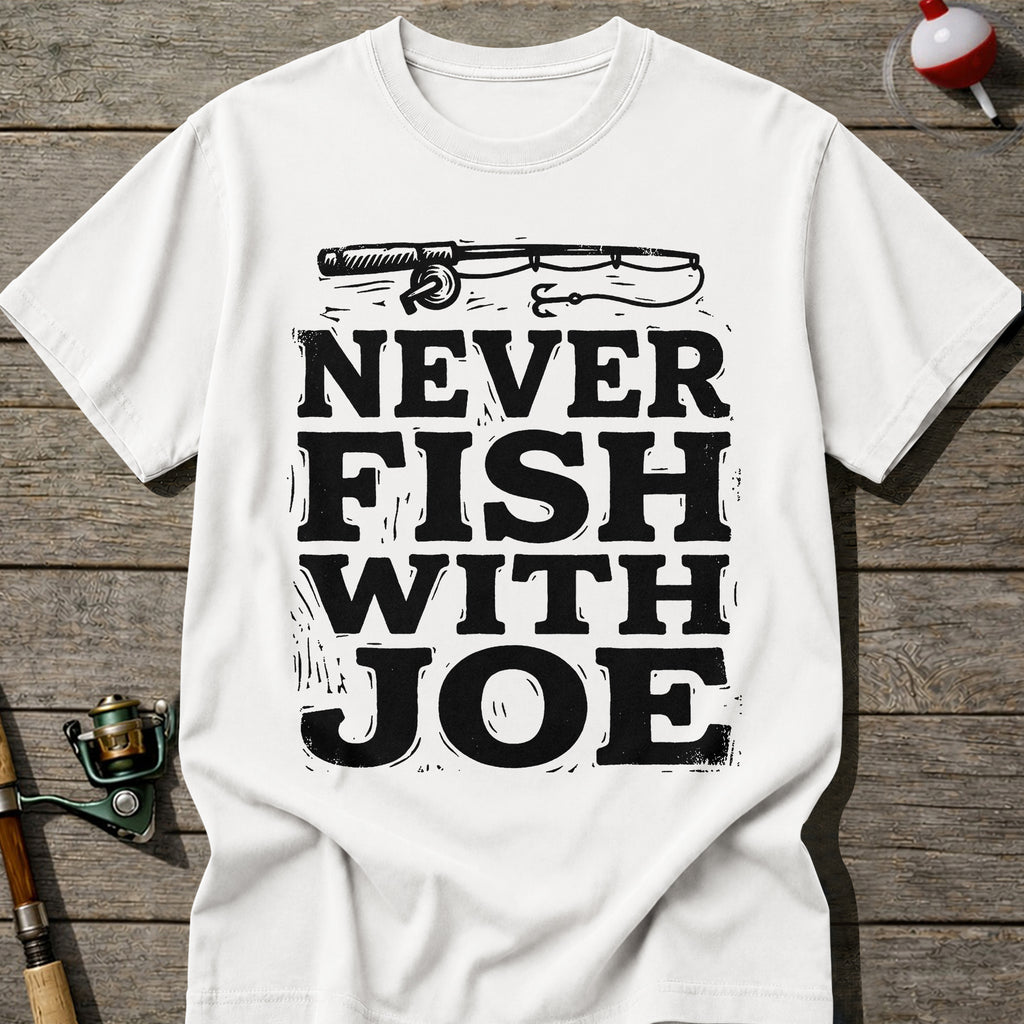 Never Fish With Joe T-Shirt