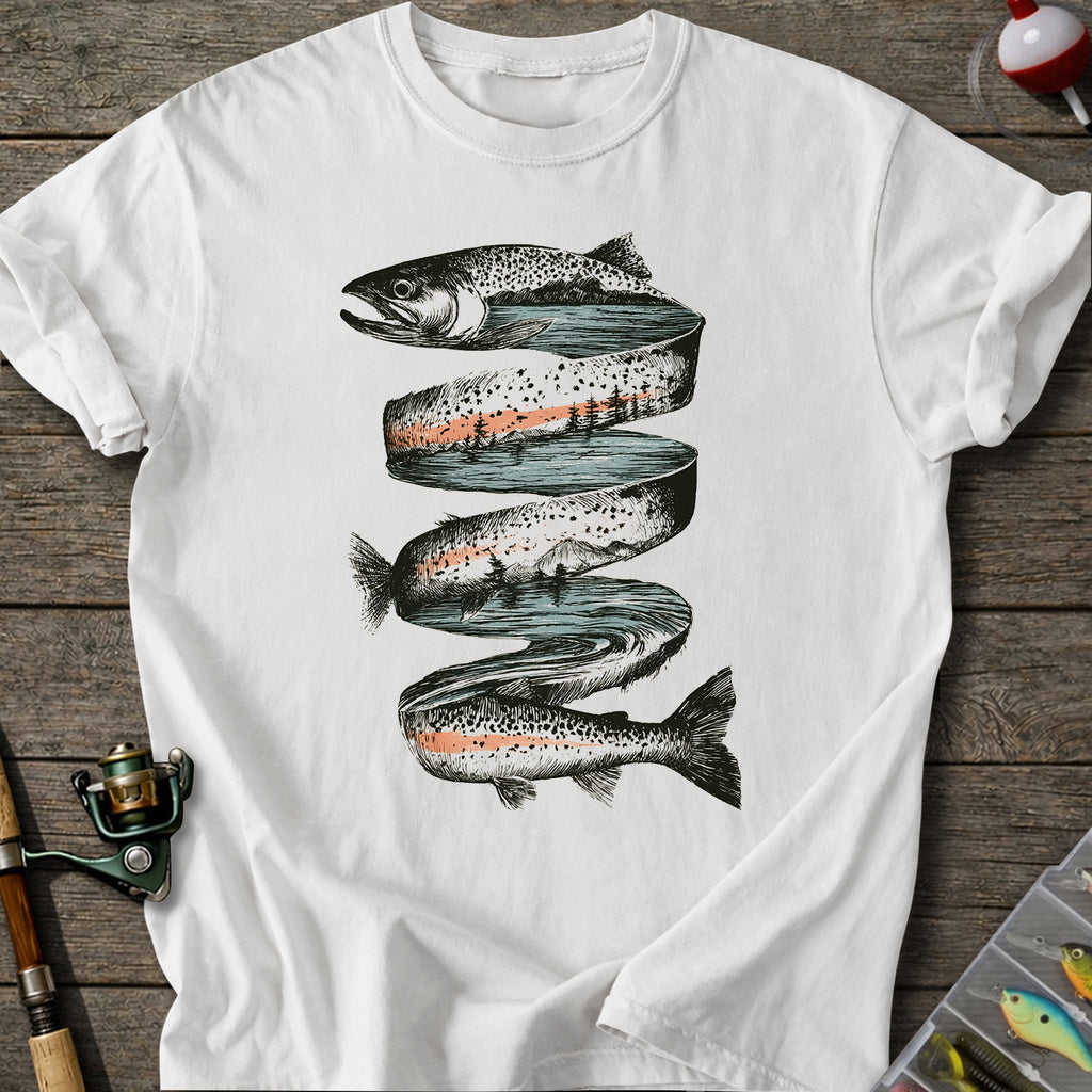 Ribbon Trout T-Shirt