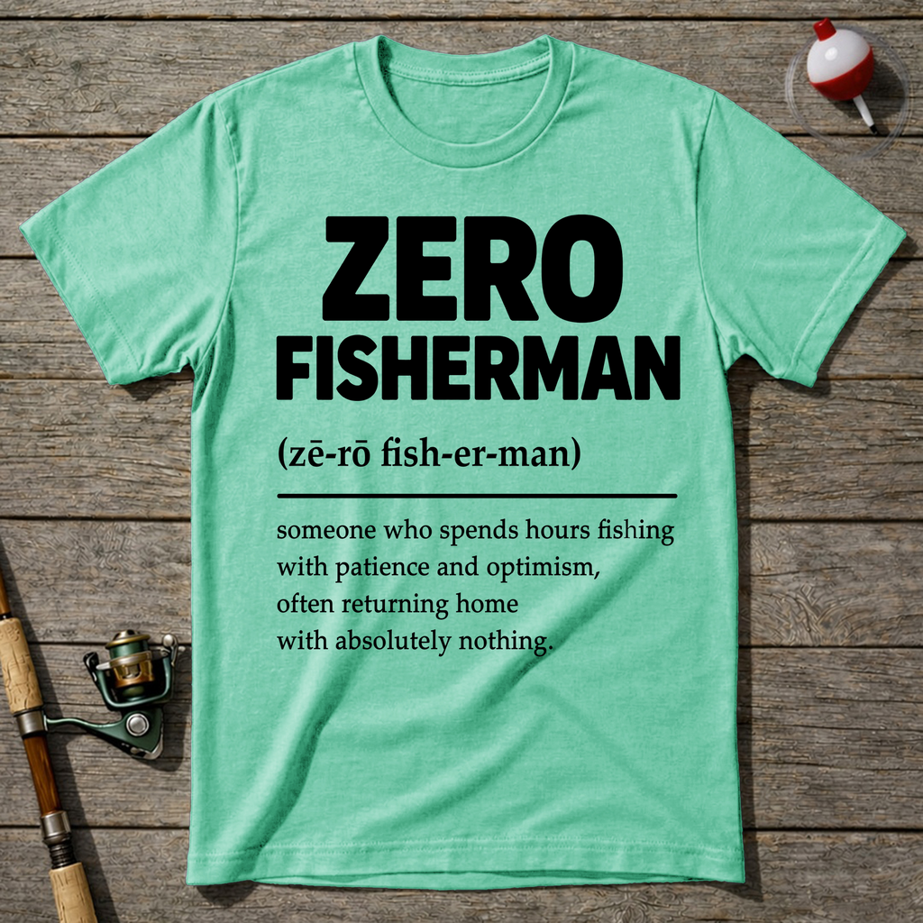 Zero Fisherman T-Shirt — Mint Green