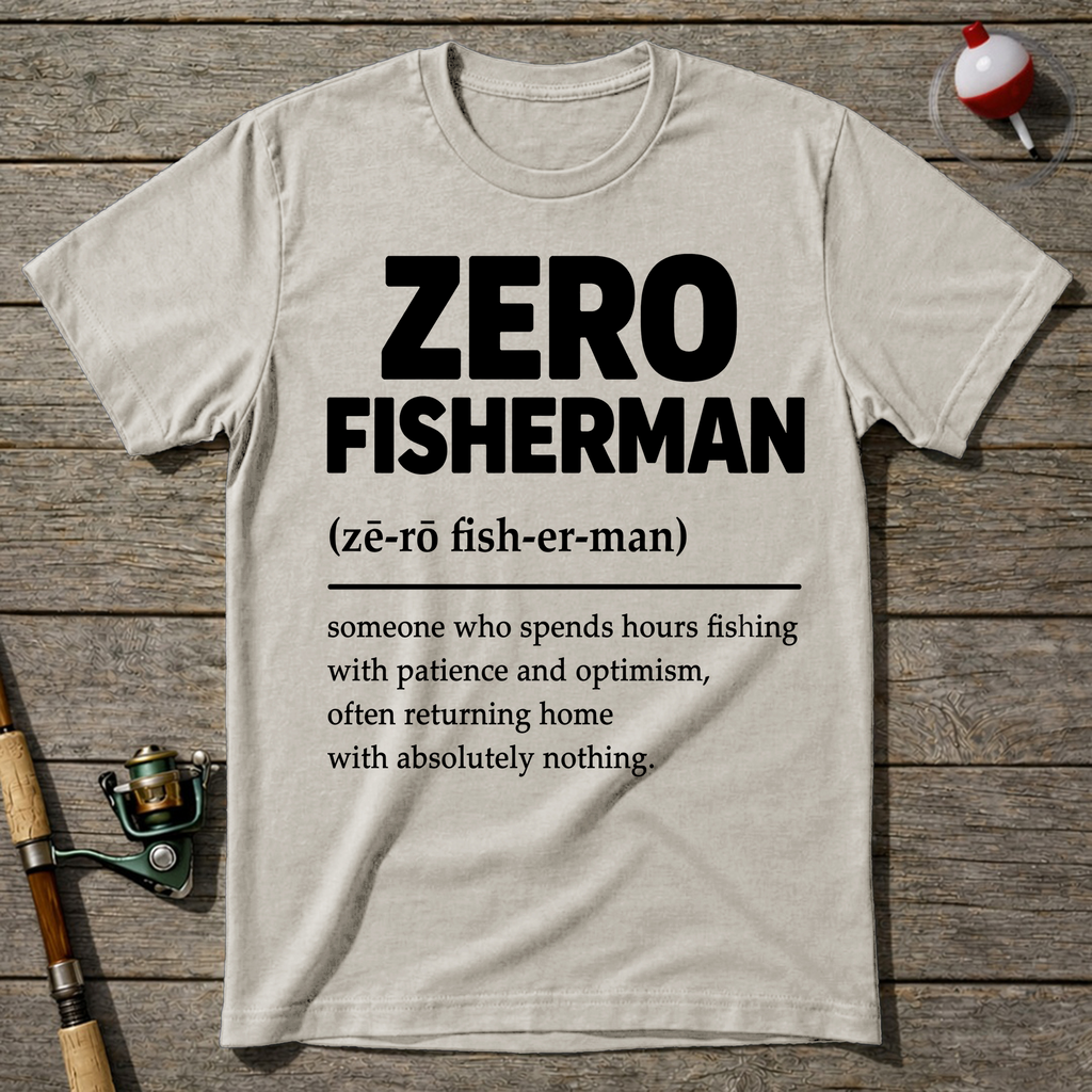 Zero Fisherman T-Shirt — Natural