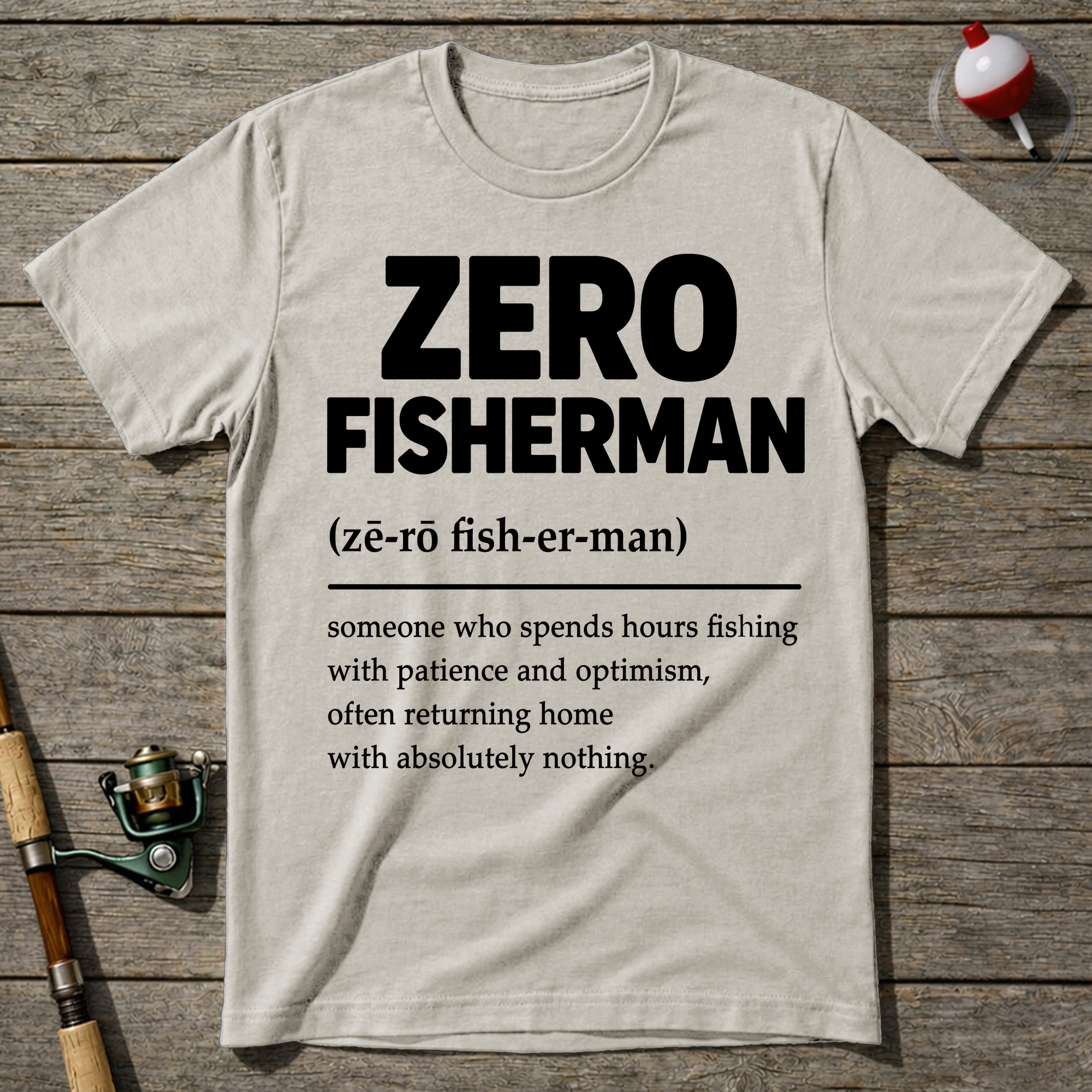 Zero Fisherman T-Shirt — Natural