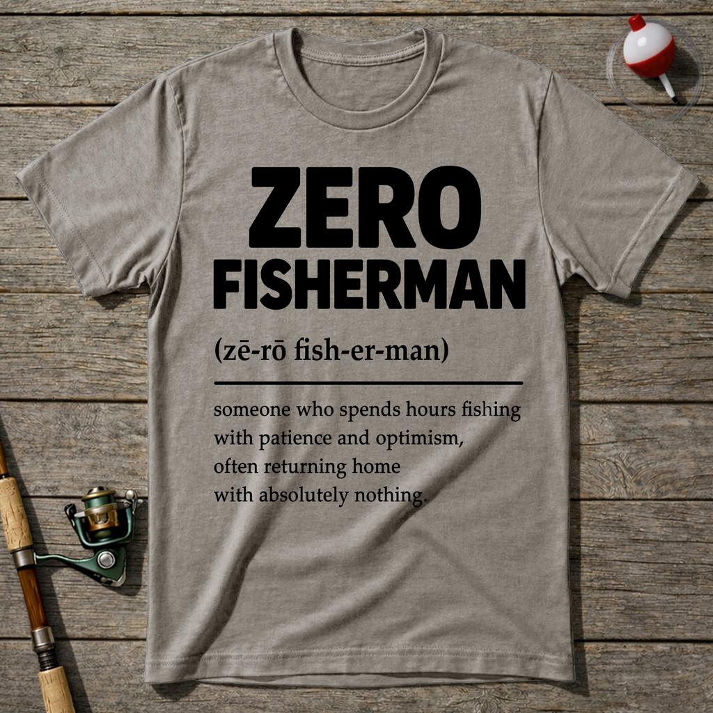 Zero Fisherman T-Shirt — Sand