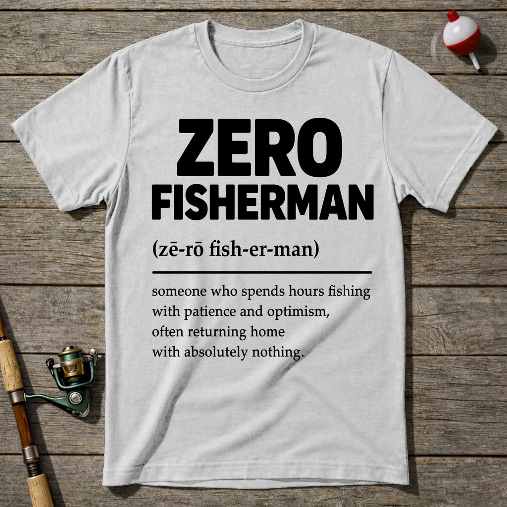Zero Fisherman T-Shirt — White