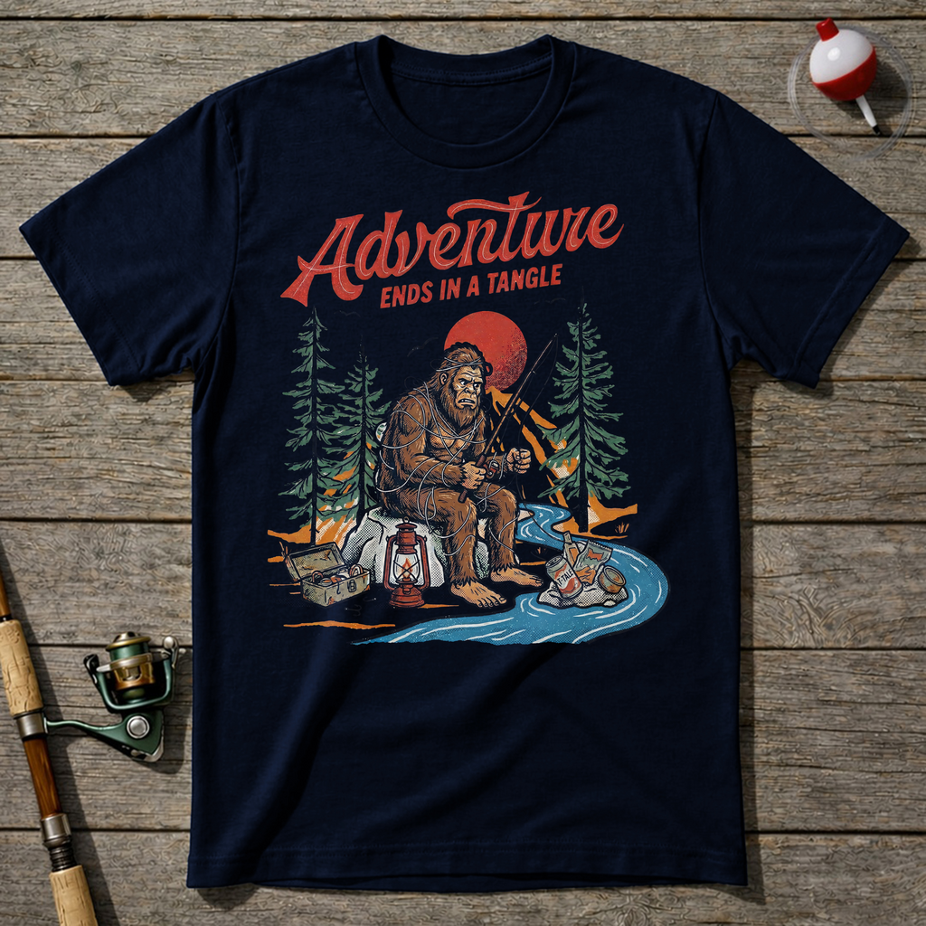 Bigfoot Fisherman T-shirt
