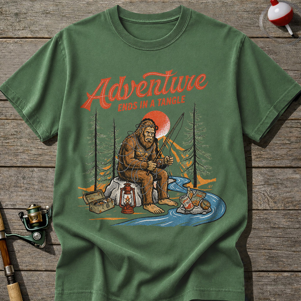 Bigfoot Fisherman T-shirt