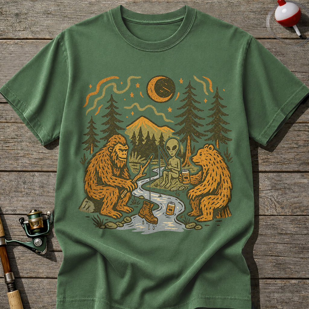 Strange Fishing Crew T-Shirt