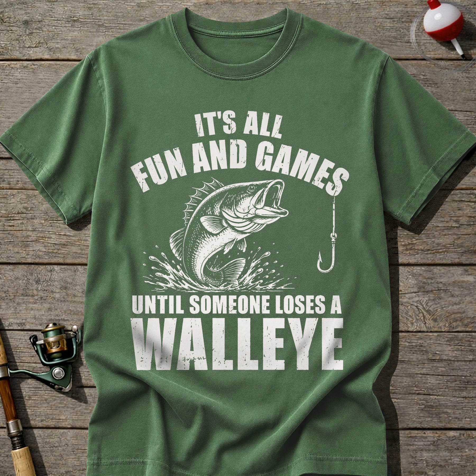 Funny Walleye Fishing T-shirt