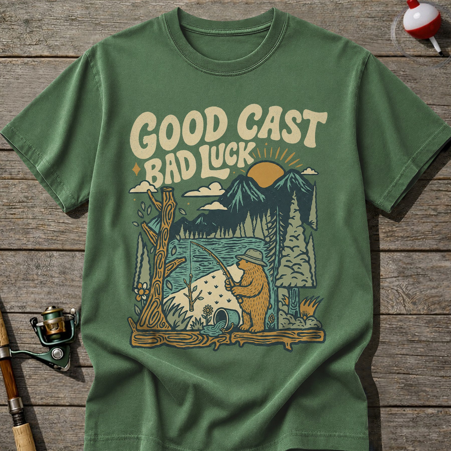 Good Cast Bad Luck T-Shirt