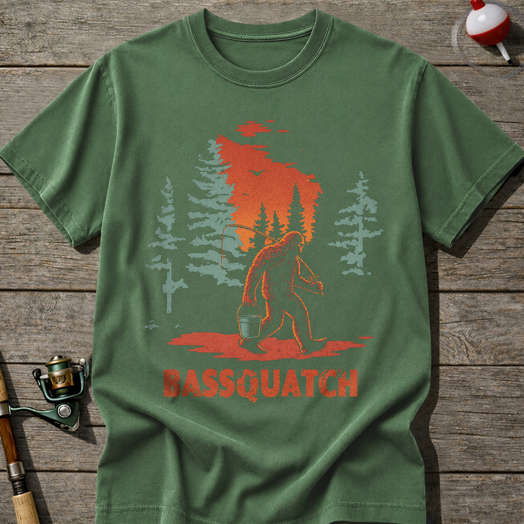 Bassquatch Fishing T-Shirt