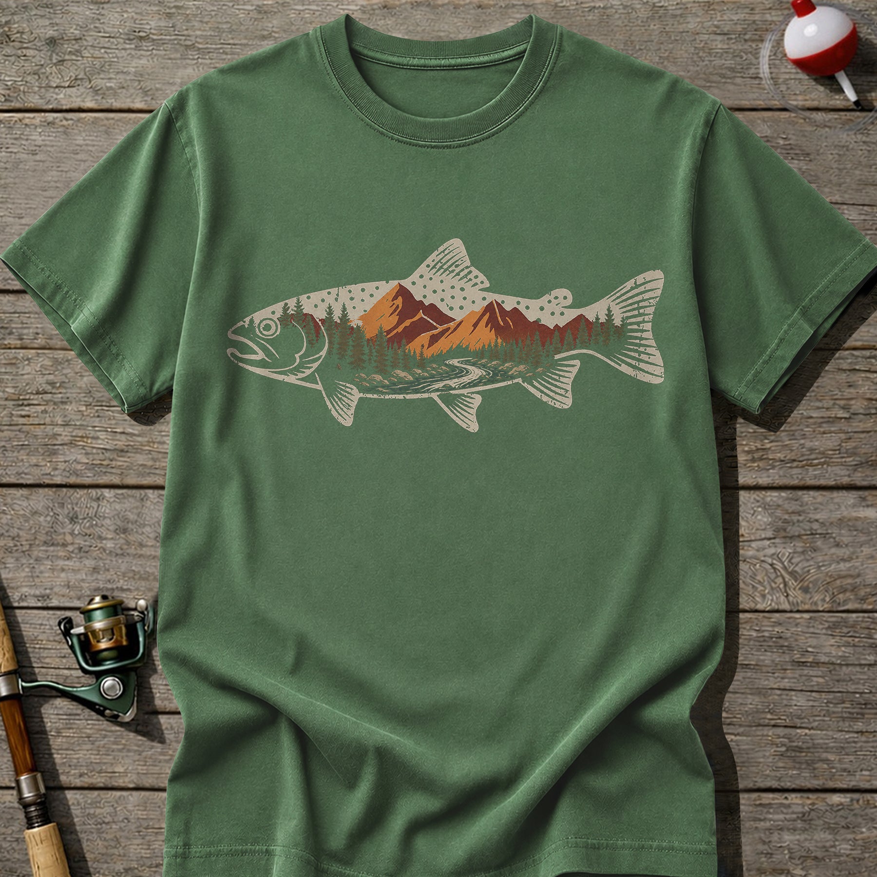Mountain Fish T-shirt