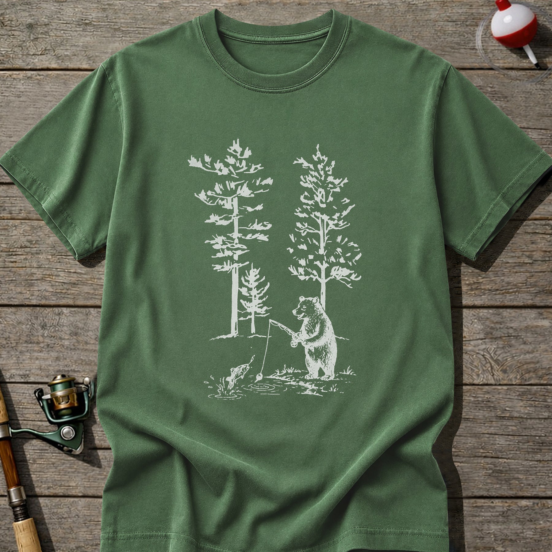 Solo Bear Fishing T-Shirt